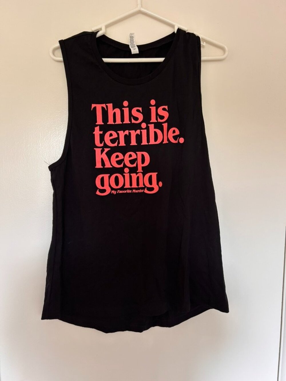 Women's My Favorite Murder official This Is Terrible tank top, size 2x